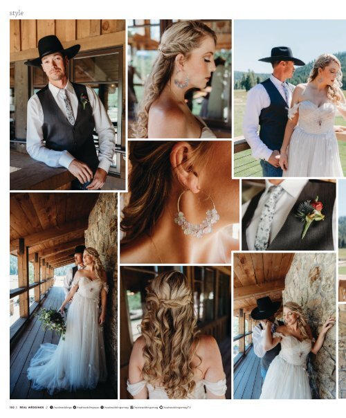 Real Weddings Magazine's “The Mountains are Calling“ Styled Shoot - Fall 2020 - Featuring some of the Best Wedding Vendors in Sacramento, Tahoe and throughout Northern California!