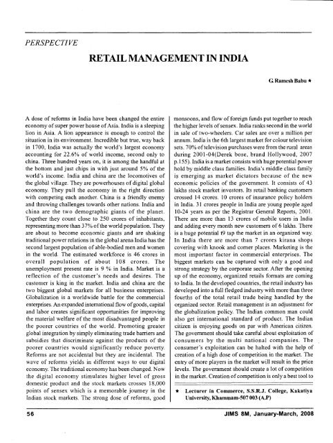 Retail Management in India-23.pdf - Mimts.org