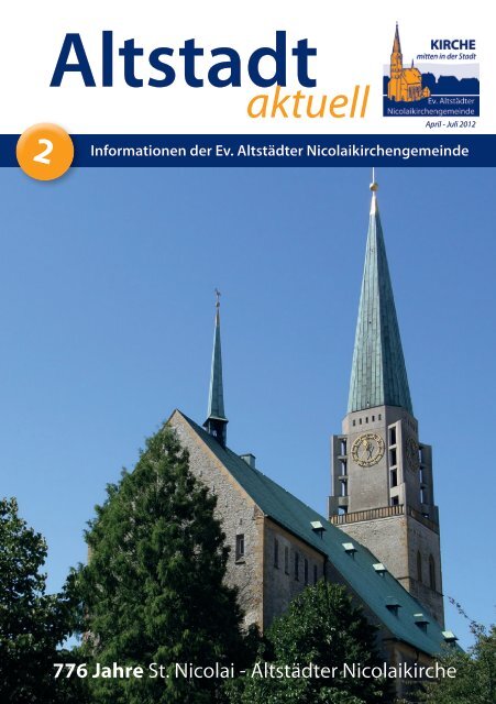 Gottesdienste - in der Altstädter Nicolaikirche