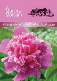 Feste feiern, wie sie fallen... - St. Martin zu Morsum