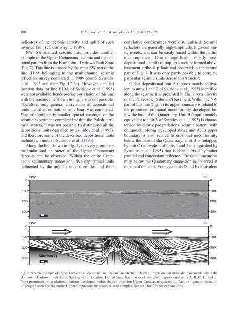 Strike-slip tectonics within the SW Baltic Sea and its relationship to ...