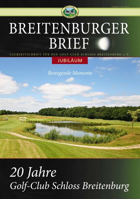 finden Sie die Jubiläums-Zeitschrift als PDF - Golf-Club Schloss ...