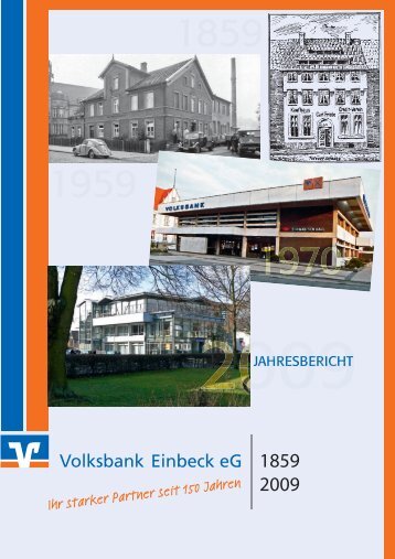 Geschäftsbericht 2009 - Volksbank Einbeck eG