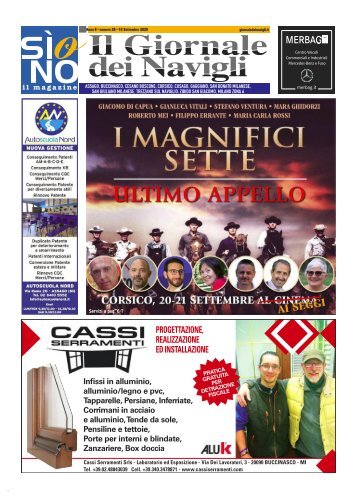 Giornale dei Navigli n. 32 - 18 settembre 2020
