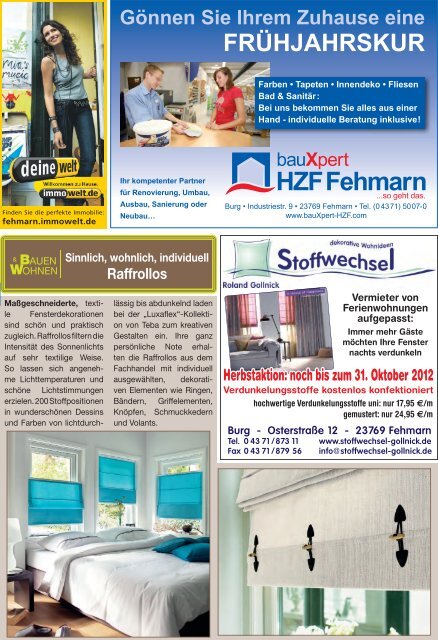 BAUEN & WOHNEN - Fehmarnsches Tageblatt