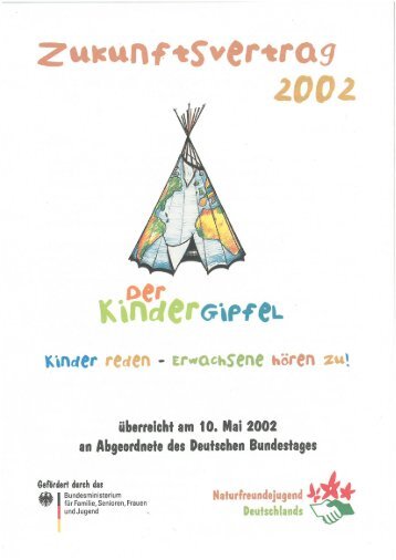  Zukunftsvertrag des Kindergipfels 2002