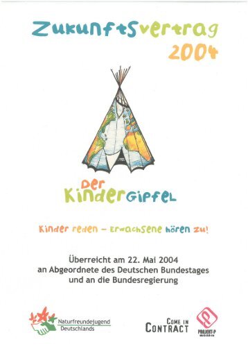 Zukunftsvertrag des Kindergipfels 2004