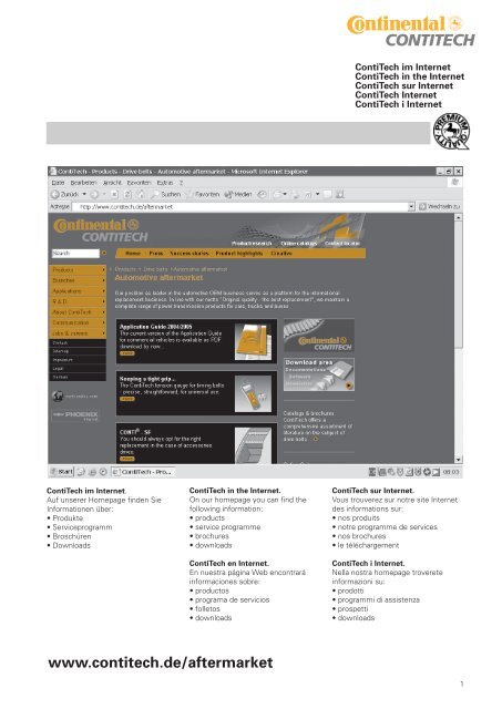 Download (PDF, 142 stron, 2.4MB) - ContiTech
