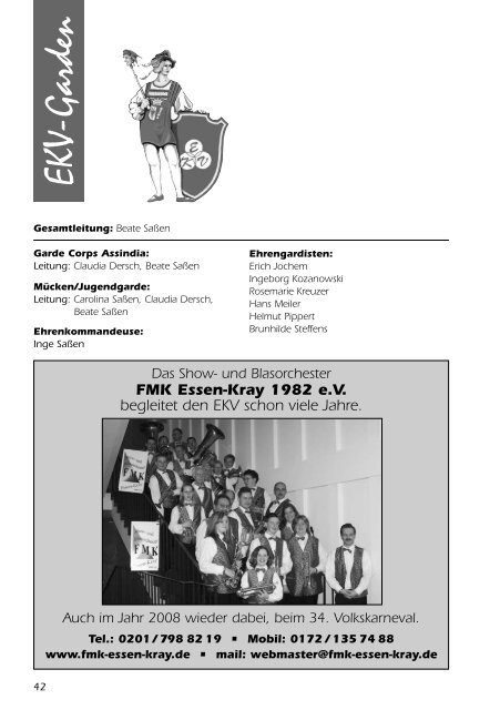 EKV-Festschrift 2009 - Essener Karnevals-Verein