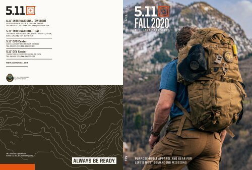 5.11 Tactical - Fall/Winter - No Price