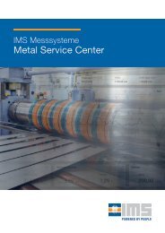 IMS Messsysteme für Metal Service Center