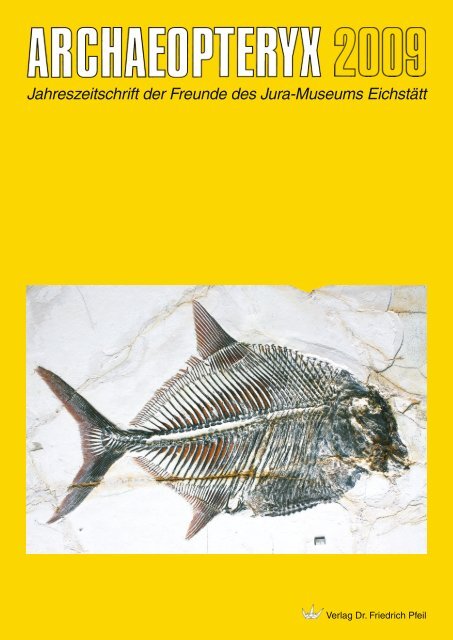 Jahreszeitschrift der Freunde des Jura-Museums Eichstätt - AG ...
