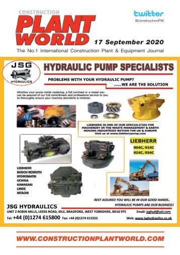Construction Plant World 17th September 2020