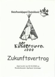 Zukunftsvertrag des Kindergipfels 2000