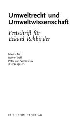 Umweltrecht und Umweltwissenschaft Festschrift für Eckard ... - sofia