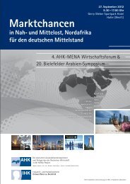 und Mittelost, Nordafrika für den deutschen Mittelstand