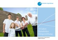 Für die Zukunft der Bürgerstiftung wünschen wir uns - Bielefelder ...