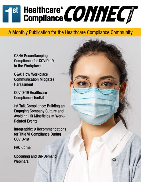 First Healthcare Compliance CONNECT September 2020