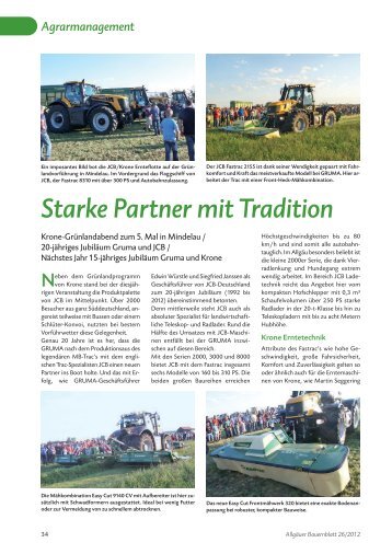 Agrarmanagement Starke Partner mit Tradition - Gruma