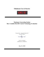 Oklahoma Gas & Electric Muskogee Generating Station Best ...