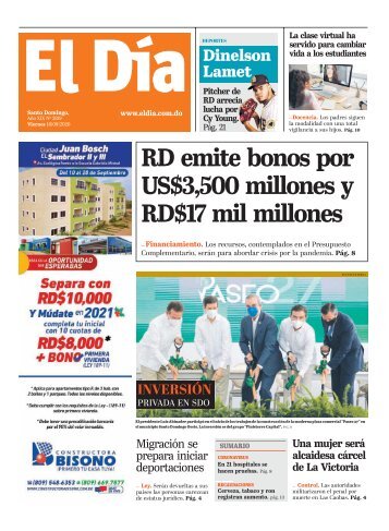 Edición impresa 18-09-2020