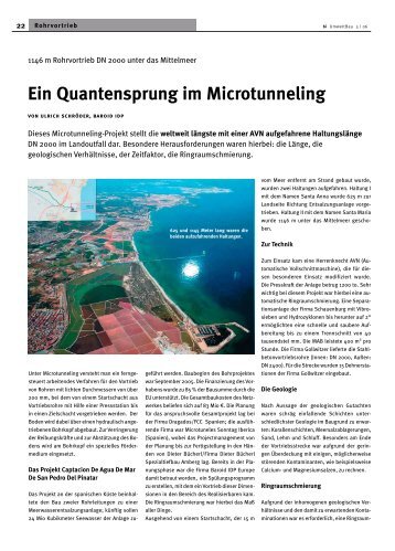 Ein Quantensprung im Microtunneling - Nodig-Bau.de