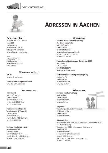 Ersti-Info 2012 - Fachschaft Bauingenieurwesen RWTH Aachen