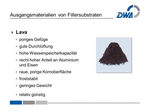 Retentionsbodenfilter - DWA