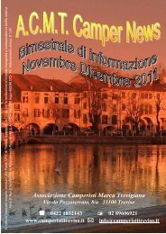 Diamoci una mossa! - Associazione Camperisti della marca trevigiana