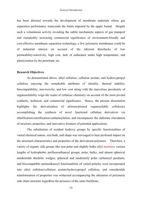 Synthesis, Characterization, and Gas Permeation Properties