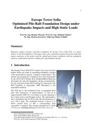Europe Tower Sofia Optimised Pile-Raft Foundation Design under ...