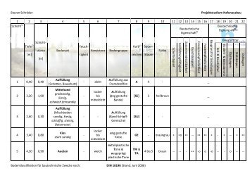 Steven Schröder Projektstudium Hafenausbau Bodenklassifikation ...