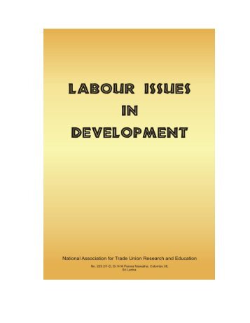 Labour Issues in Development - Naturesl.lk