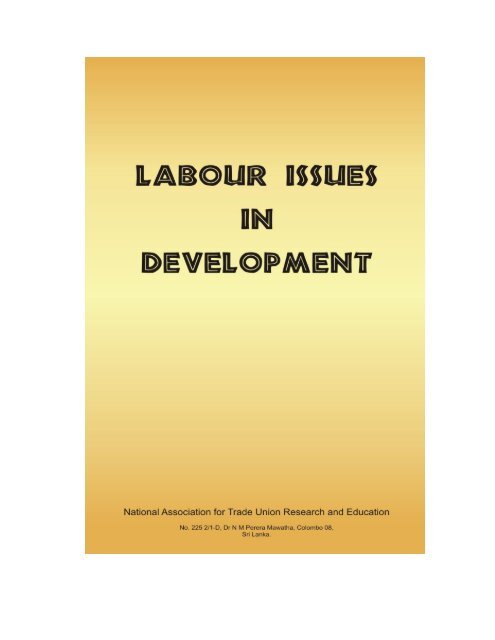 Labour Issues in Development - Naturesl.lk