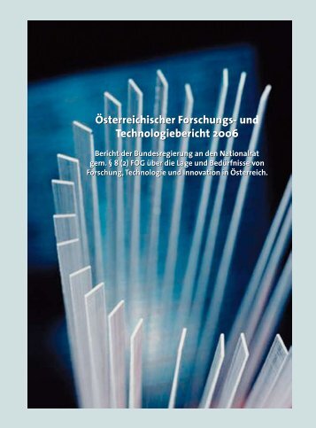 und Technologiebericht 2006 - Bundesministerium für Verkehr ...