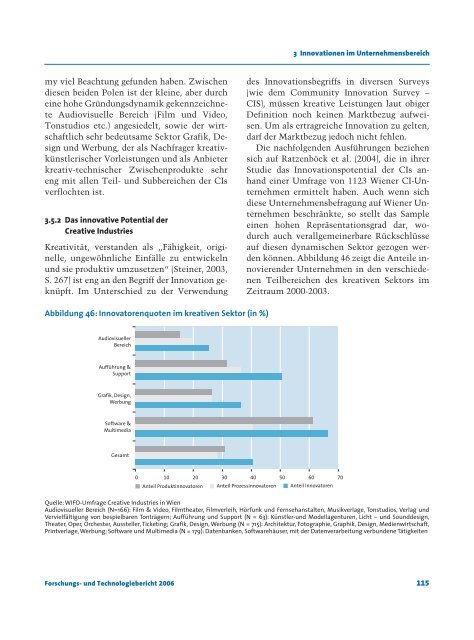 und Technologiebericht 2006 - Bundesministerium für Verkehr ...