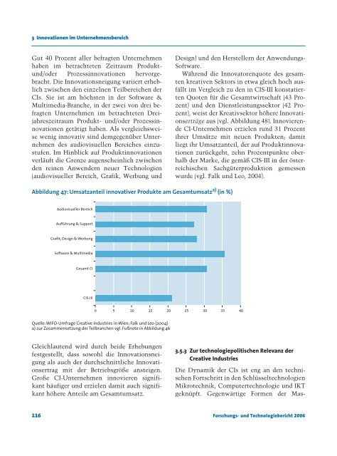 und Technologiebericht 2006 - Bundesministerium für Verkehr ...