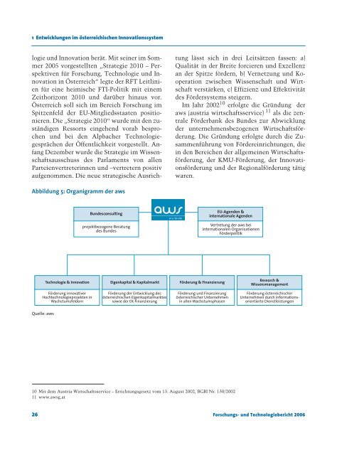 und Technologiebericht 2006 - Bundesministerium für Verkehr ...