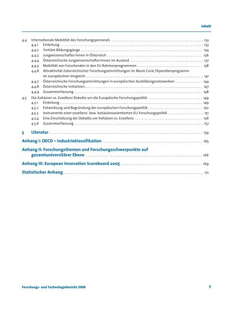 und Technologiebericht 2006 - Bundesministerium für Verkehr ...