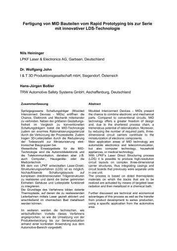 pdf ( 3 MB ) - LPKF Laser & Electronics AG