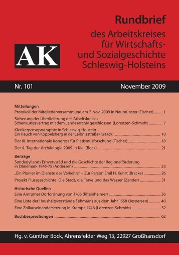 Rundbrief - Arbeitskreis für Wirtschafts- und Sozialgeschichte ...