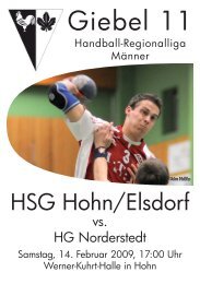 Giebel 11 - HSG Hohn / Elsdorf