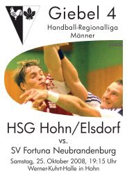 Giebel 4 - HSG Hohn / Elsdorf