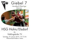 Giebel 7 - HSG Hohn / Elsdorf