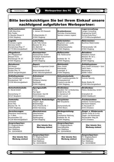 Ausgabe 3 Saison 2010 - 2011:Layout 1.qxd - FC Wegberg-Beeck ...