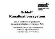 Wie arbeitet das Schluff- Kanalisationssystem?