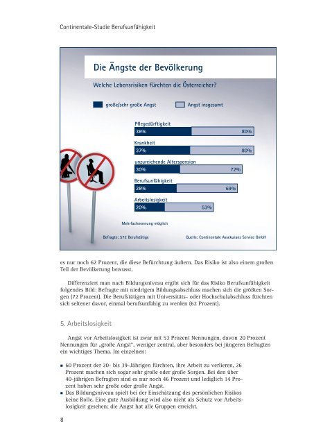 Berufsunfähigkeit – das unterschätzte Risiko - Die Continentale