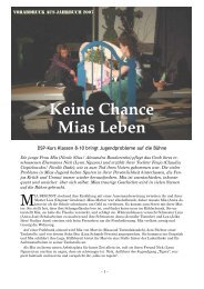 Keine Chance Mias Leben