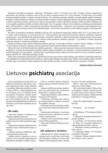 Priverstinis gydymas - Lietuvos psichiatrų asociacija