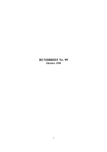 Rundbrief Nr. 99 rev.1 - VDBIO